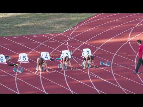 100m prepone [Ž], Ivana Lončarek i Anja Tvrtković - Međunarodni atletski miting Karlovac 2022