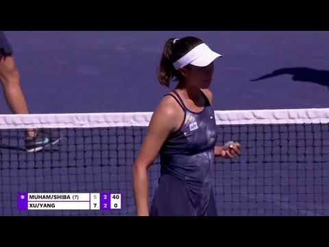 Yifan Xu/Zhaoxuan Yang Vs Asia Muhammad/Ena Shibahara [Indian Wells 2022 Finals]