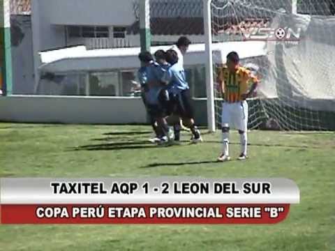 TAXITEL 1 - 2 LEON DEL SUR COPA PERU ETAPA PROVINCIAL - Visión Deportiva 2013 TVT Canal 39