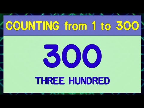 COUNTING from 1 to 300