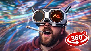 Antigravity Drone 360 video (DO NOT watch stoned)