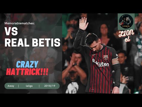 GREAT HATTRICK!!! ● Leo Messi vs real betis - laliga 2018/19