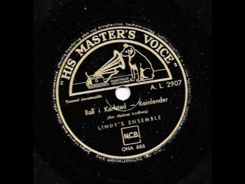 Lindys Ensemble - Ball i Karlstad, reinlender - HMV AL 2907 - 1947