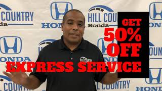 BLACK FRIDAY - 50% OFF HONDA EXPRESS SERVICE