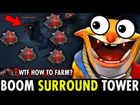When BOOM Surround Your Tower How Can You Farm? | Techies Official