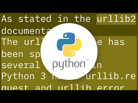 Python Import Error No Module Name Urllib2
