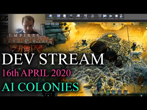 Empires of the Undergrowth Dev Stream 16th April 2020 - AI Colonies!