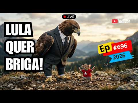 EP#696 - A ÚNICA REALIZAÇÃO DO PT É A BRIGA COM O TRUMP