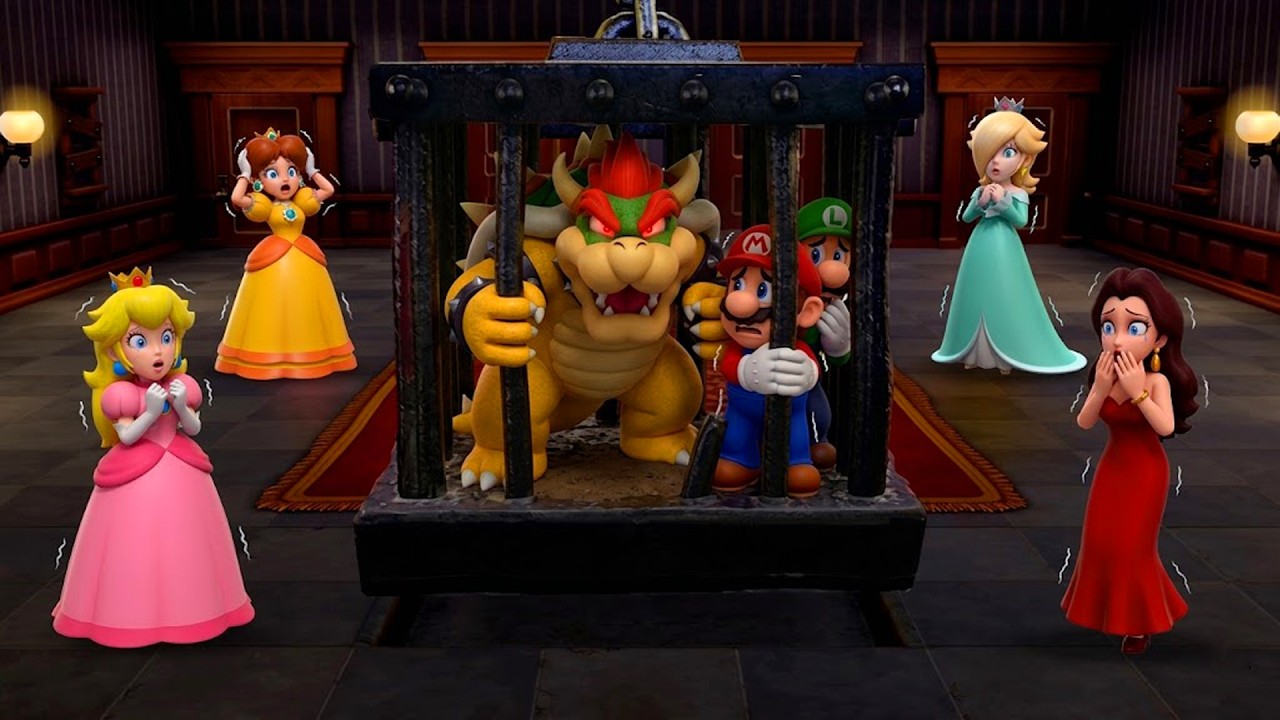 Super Mario Party Jamboree Minigames ShownDown - Peach VS Daisy VS Rosalina Vs Pauline (Master CPU)