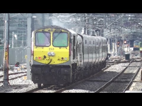 Irish Rail 201 Class Loco (233) + Enterprise - Clontarf Road Station, Dublin