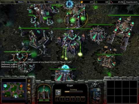 Space vs Hopestar - Part 2 - Warcraft 3 English Commentary