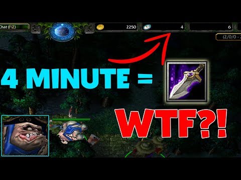 DOTA PUDGE 4 MINUTE BLINK DAGGER WTF? (BEYOND GODLIKE)