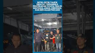 Download lagu TAUFIK HIDAYAT KASUS YUVITA Pincang! Tangan Diborgol Wajah Tertutup Masker saat Tiba di Polda Jabar mp3