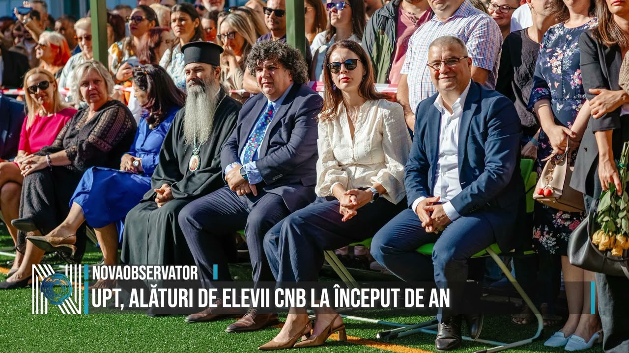 UPT, alături de elevii CNB la început de an