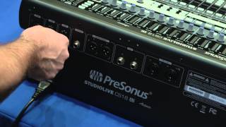 Video thumbnail for PreSonus StudioLive CS18AI: Networking with an AVB Switch by PreSonus Audio Electronics