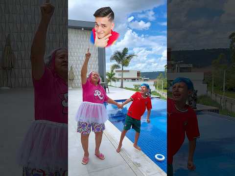 Arthuzinho errou e caiu na piscina! #trending