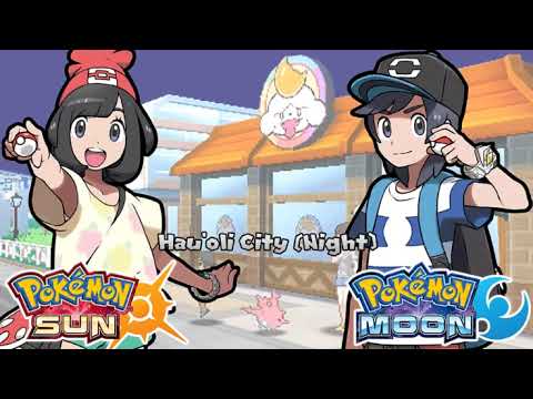 10 Hours Hau'oli City (Night) Music - Pokemon Sun & Moon Music Extended