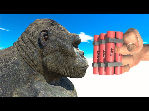 TNT PUNCH and Reach The Evolution Gate - Animal Revolt Battle Simulator