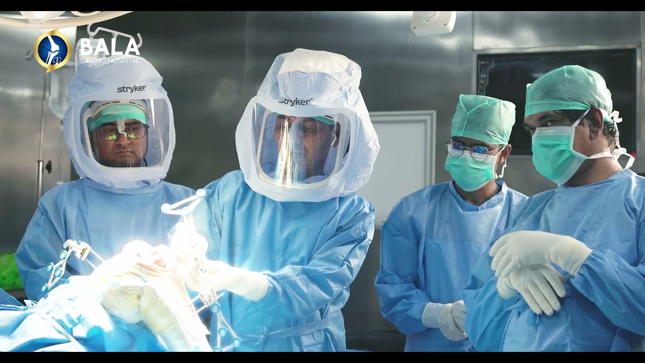ROBOTIC OPERATION  - Dr Bala Ortho Hospital 4K