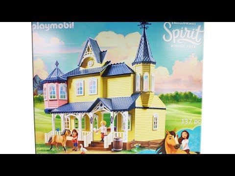 Playmobil Spirit Riding Free Lucky's Happy Home Set Unboxing Toy Review