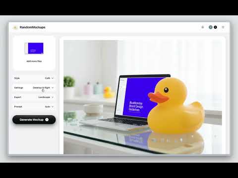 RandomMockups.com video preview