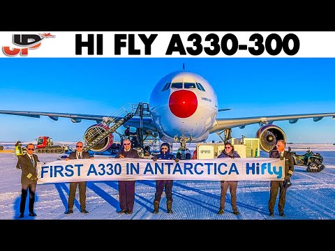 First landing Airbus A330 in Antarctica