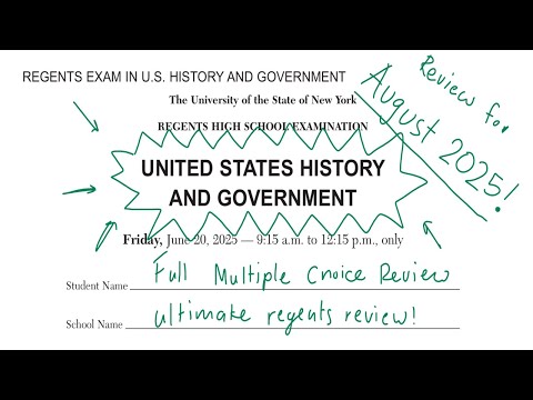 JUNE 2025 United States History and Government Regents Review