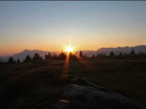 Sonnenuntergang am Rossbrand (1.768m)