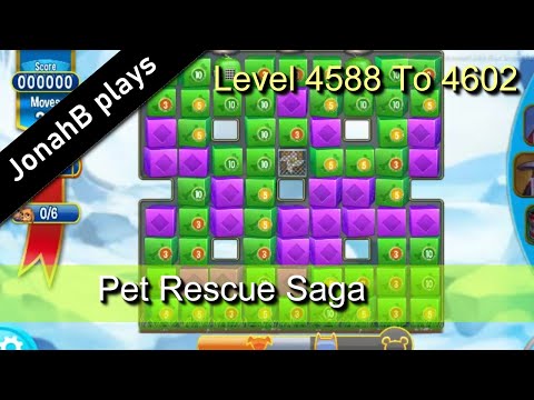 Pet Rescue Saga Level 4588 To 4602