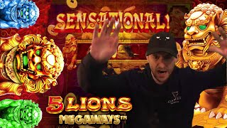 🔥CASINODADDY'S SENSATIONAL BIG WIN ON 5 LIONS MEGAWAYS SLOT (POTM??)🔥 Video Video