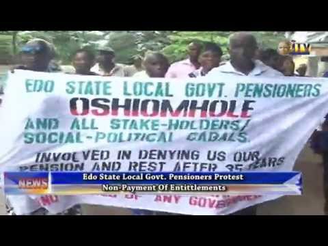 Edo State Local Govt. Pensioners Protest Non-Payment Of Entitlement