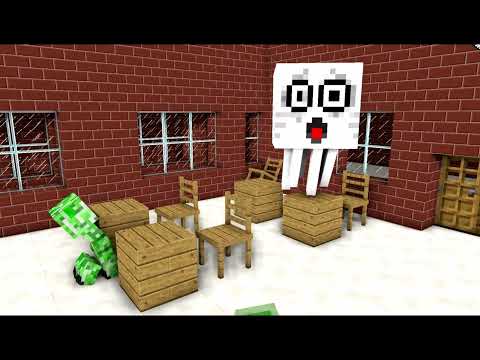 Monster School fading Area 51 Minecraft Animation