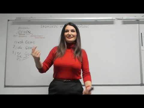ŠKOLA DUGA | Sadašnje vrijeme - Präsens | Učenje njemačkog jezika