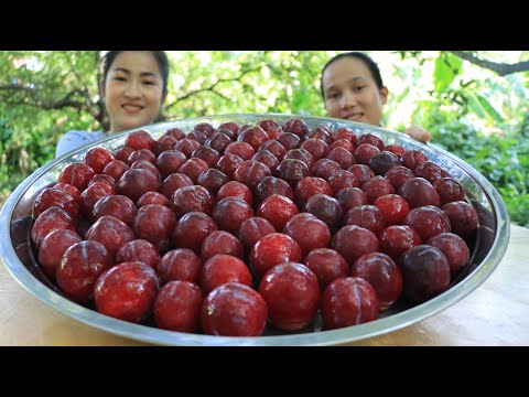 Big Cherries Recipe / Yummy Cherry juice / Pickled Cherries / Prepare By Countryside Life TV.