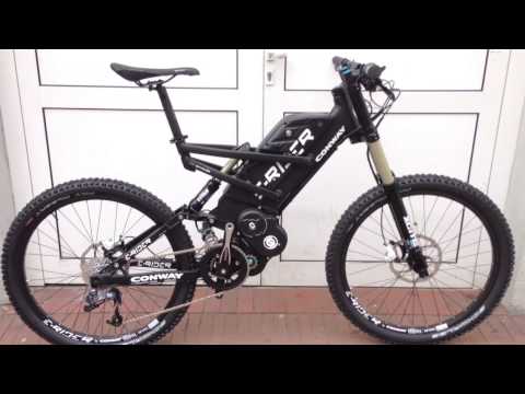 Neuer Conway E-Rider ausgepackt, oder- die Betonmischmaschine (Extreme E- Bike)
