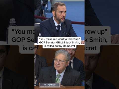 'You make me want to throw up': GOP Senator GRILLS Jack Smith, is called out by Democrat