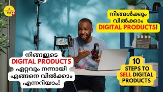 How to Sell Digital Products Online Malayalam | 10 Steps to Launch your Online Business