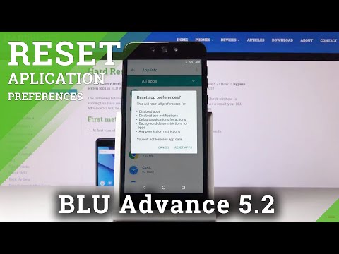 How to Reset App Preferences in BLU Advance 5.2 – Restore App Settings