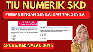 Download lagu TIU SKD CPNS & KEDINASAN 2025 | PERBANDINGAN SENILAI DAN PERBANDINGAN TAK SENILAI mp3