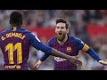 Messi Destroys Sevilla(Away) With His Hat-trick • All 3 Goals - 23/02/2019 4K