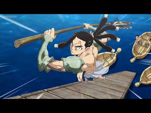 Moz and Ibara attack on Senku team || Dr. Stone New world part 2