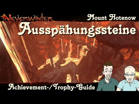NEVERWINTER Fundorte aller Ausspähungssteine Mount Hotenow Guide Leitfaden PS4 deutsch
