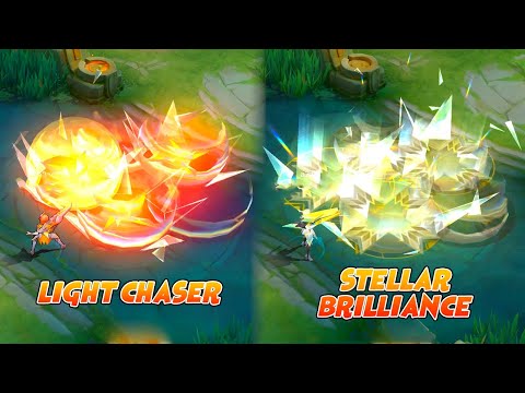 Beatrix Light Chaser M4 Skin VS Stellar Brilliance Prime Skin MLBB Comparison
