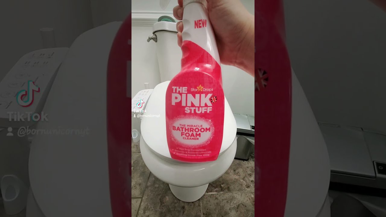 Watch video Trying The Pink Stuff Bathroom Foam Cleaner Review #shorts Now Trying The Pink Stuff Bathroom Foam Cleaner Review #shorts