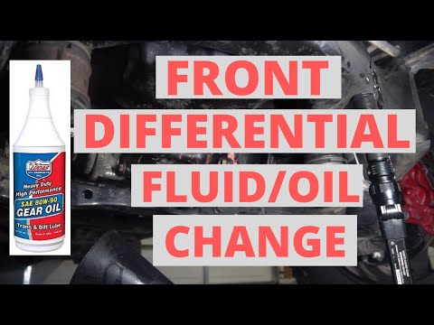 Toyota 4runner Front Differential Gear Oil Fluid Change