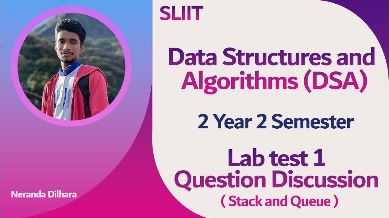 DSA Test - 1 ( Java ) Stack and Queue Question Discussion