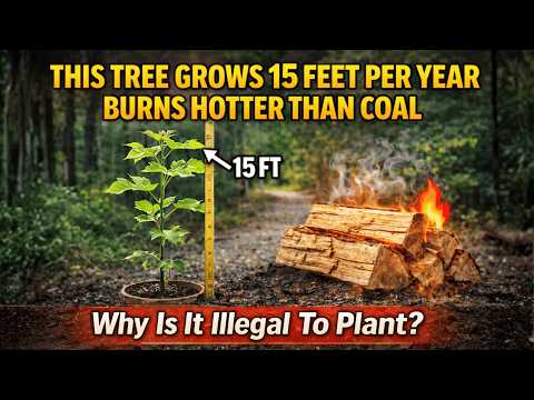 This Tree Grows 15 Feet Per Year. Burns Hotter Than Coal. Why Is It Illegal To Plant?