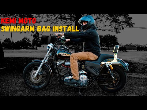 Kemimoto Swingarm Bag Install - Harley-Davidson FXR