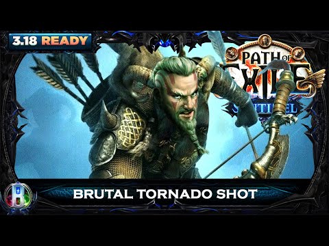 Path Of Exile 3.18: BRUTAL TORNADO SHOT BERSERKER - POE SENTINEL - POE BUILDS