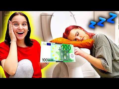 Wer zuletzt den 100€ Schein loslässt , gewinnt ihn ! 😳 - Celina